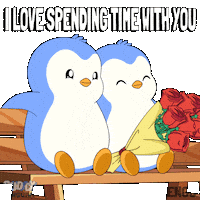 I Love You Penguin Sticker by Pudgy Penguins