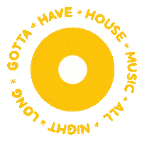 House Music Party Sticker by Halfsquare Designs