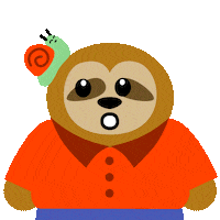 millubox motivation sloth snail slow day Sticker