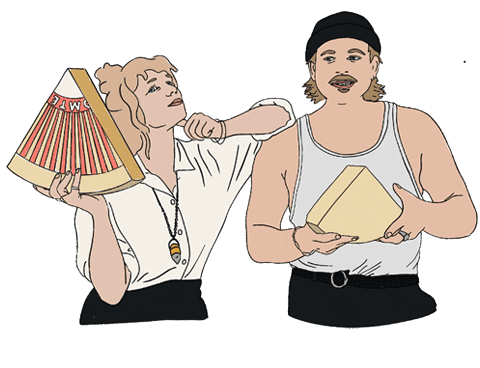 Siblings Fromage Sticker by Studd Cheese