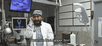 what are you doing doctor GIF by Much