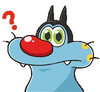 Cartoon Olivia Sticker by Oggy and the Cockroaches