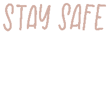 Stay Safe Sticker by AMARA Korean Beauty