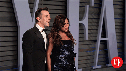 mindy kaling bj novak GIF by Vanity Fair