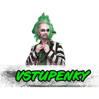Beetlejuice Sticker by hdkdivadlokarlin