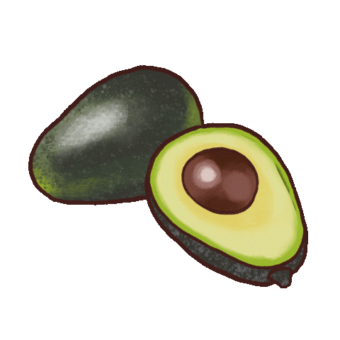 Avocado Sticker