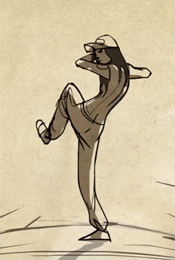 2d animation GIF