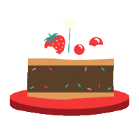 Celebrate Happy Birthday Sticker by Jessica Lau