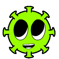Corona Virus Sticker