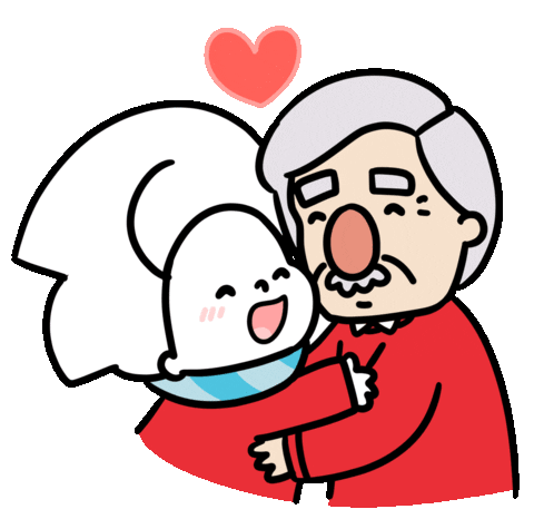 I Love You Hug Sticker by Ai and Aiko