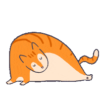 Cat Whatever Sticker by Nicole Almendrada