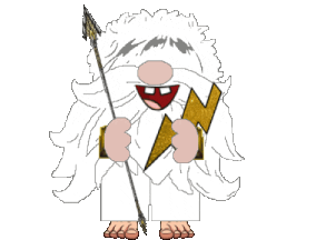 Father Sky Sticker
