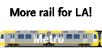 Train Rail Sticker by Metro Los Angeles