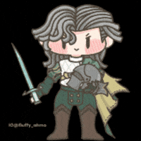 Sword Helmet GIF by Fluffy the Thunder God 雷神阿毛