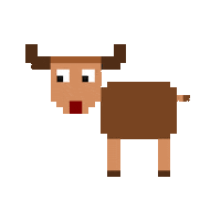 pixel nod Sticker