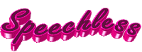 speechless text Sticker