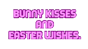 Easter Bunny Love Sticker by OpticalArtInc.