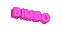 Pink Bimbo Sticker by SpoopyDrws