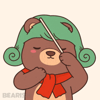 Keep Going Teddy Bear GIF by BEARISH