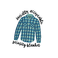 Plaid Lumberjack Sticker