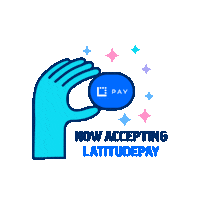 LatitudePay buy now pay later latitudepay latitudepay merchant now accepting latitudepay Sticker