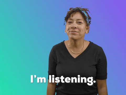 Im Listening GIF