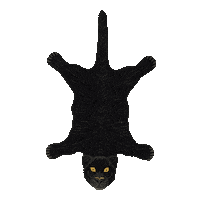Panther Rug Sticker by Doing-Goods