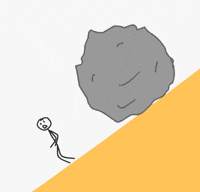 Prezibase rock running run fall GIF