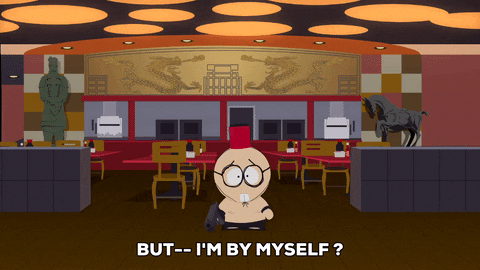scared restaurant GIF by South Park 