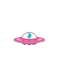 shanamimieux alien ufo shanamimieux Sticker