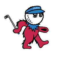 Buckets Golfball Sticker by malbongolf