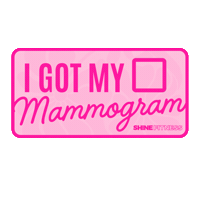 Breast Cancer Shine Sticker by SHiNEDanceFitness