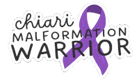 Chronic Illness Purple Ribbon Sticker by Dear Chronic Pain