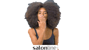 girl kiss Sticker by Salon Line