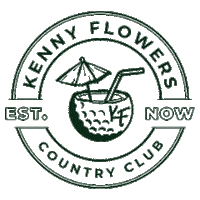 Country Club Golf Sticker by Kenny Flowers