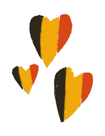 jbc_fashion heart hearts flag belgium Sticker