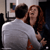 Sad Debra Messing GIF by Will & Grace