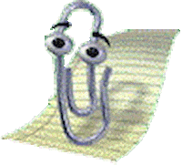 show more microsoft clippy paperclip Sticker