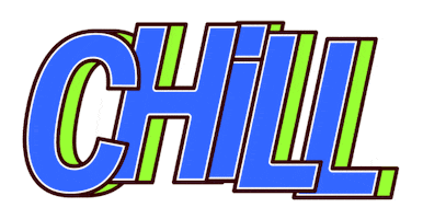 Chill Out Sleeping Sticker by Mat Voyce