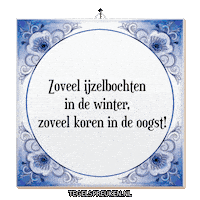 Winter Humor Sticker by Tegelspreuken.nl