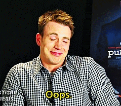 chris evans oops GIF