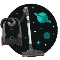 vacuum cleaner space Sticker by Gorenje