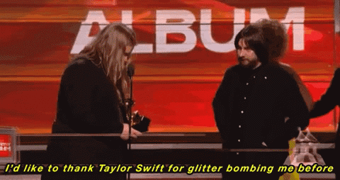taylor swift glitter GIF by Recording Academy / GRAMMYs