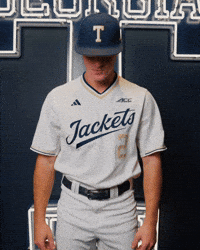 Georgia Tech Baseball GIF by Georgia Tech Yellow Jackets