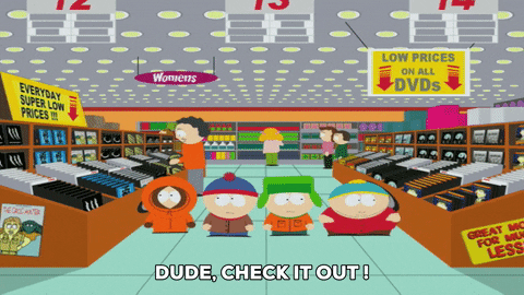 eric cartman shopping GIF by South Park 
