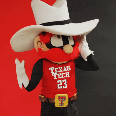 Texas Tech Raider Red GIF by Texas Tech Basketball