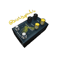 Yellow Jacket Electric Guitar Sticker