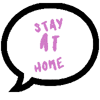 Corona Stayathome Sticker by tSocial