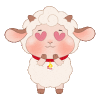Lamb Wow Sticker by NiaGichi