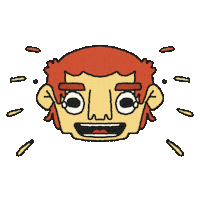 Excitement Burst Sticker by subtlestrokes